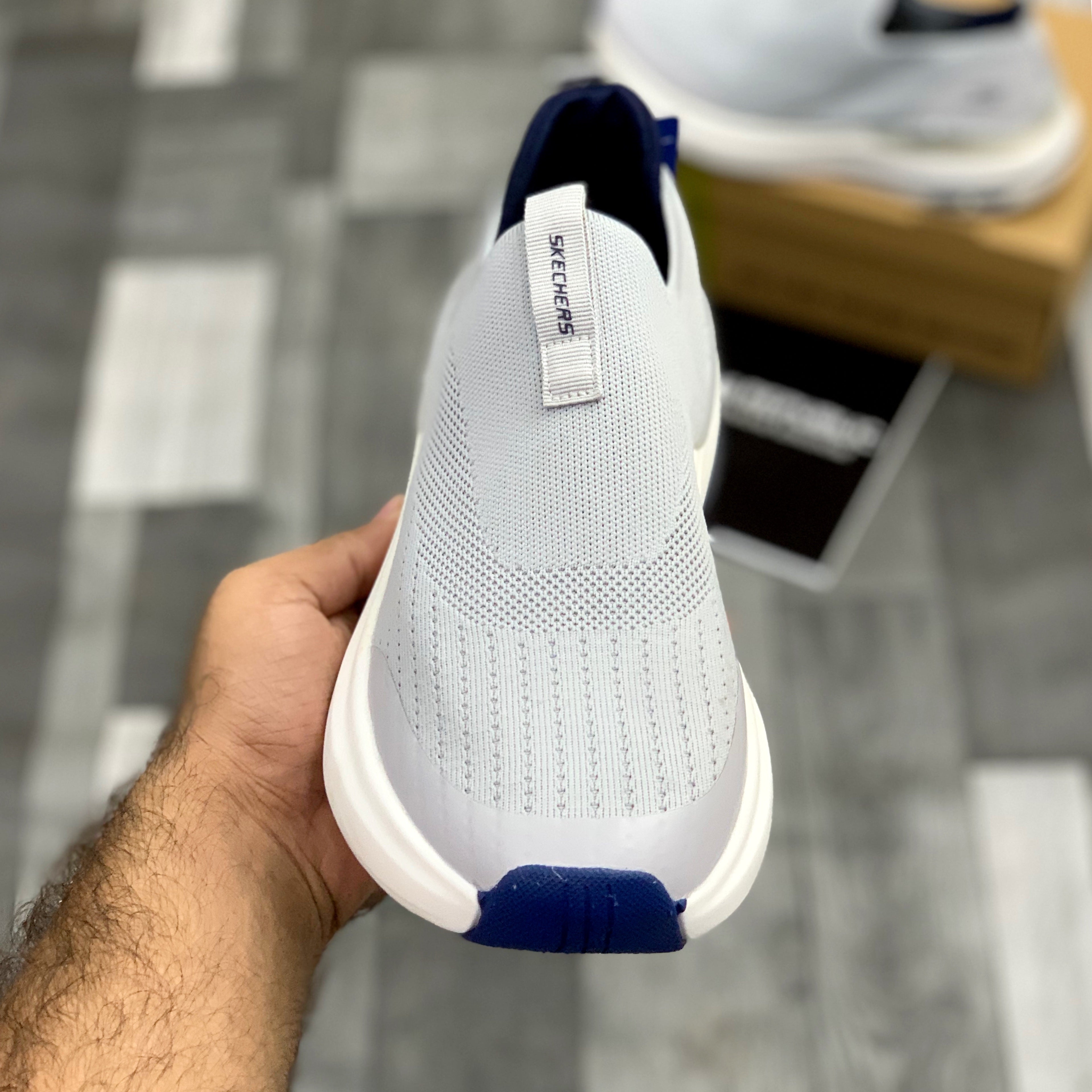 Skeccherrs Max Cushion Memory Foam (Light Grey)