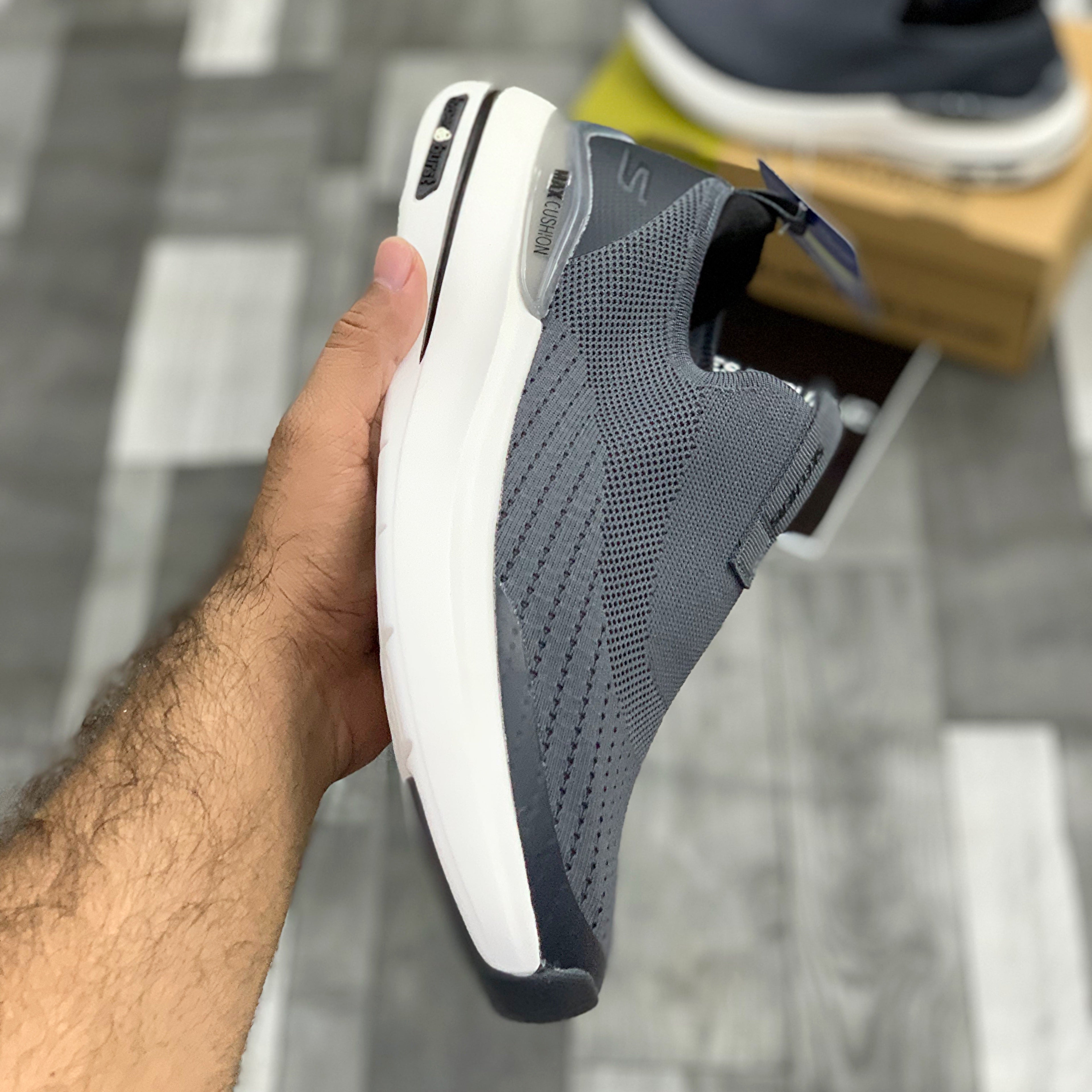 Skeccherrs Max Cushion Memory Foam (Grey)