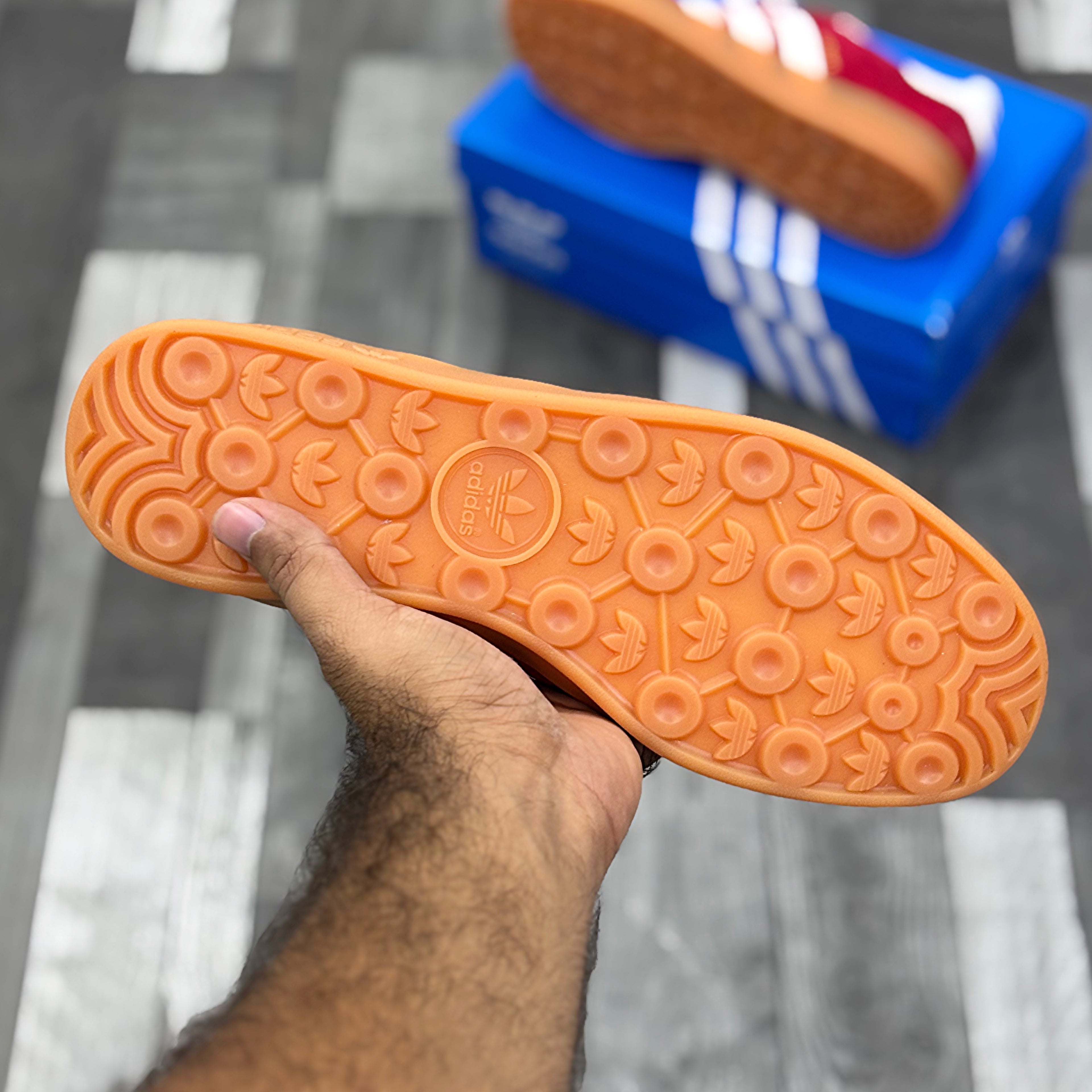 Adii Gazelle (Red Suede) Premium Batch