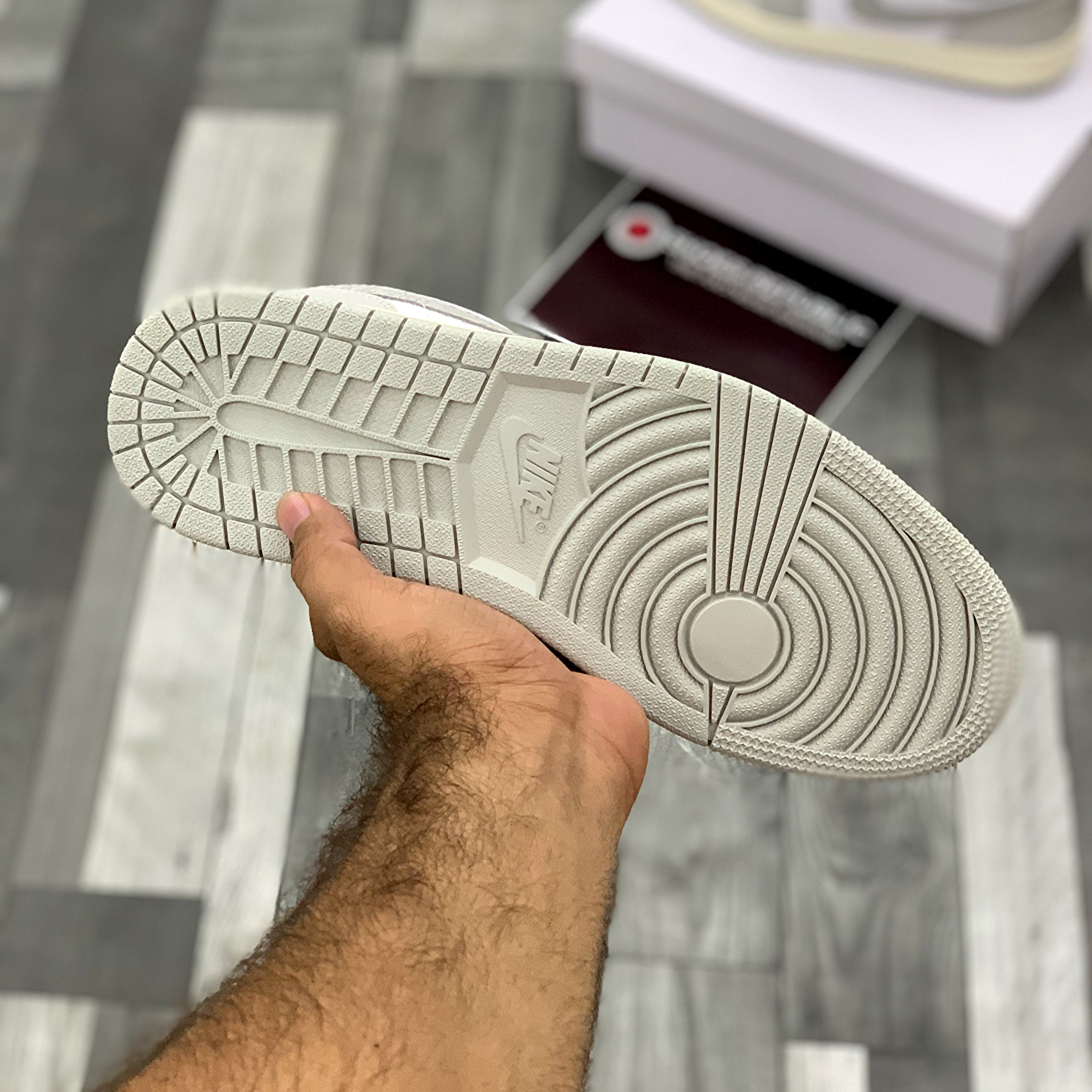 AJ-1 Lows (PRM Smoke Grey Elephaant)- Premium Batch