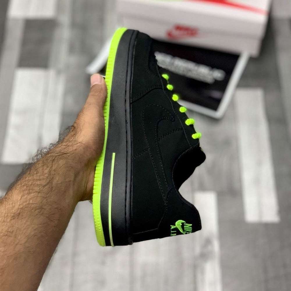 AF1 Neon Rope Lace Sneakers | Stand Out from the Crowd - ShoesRepublic