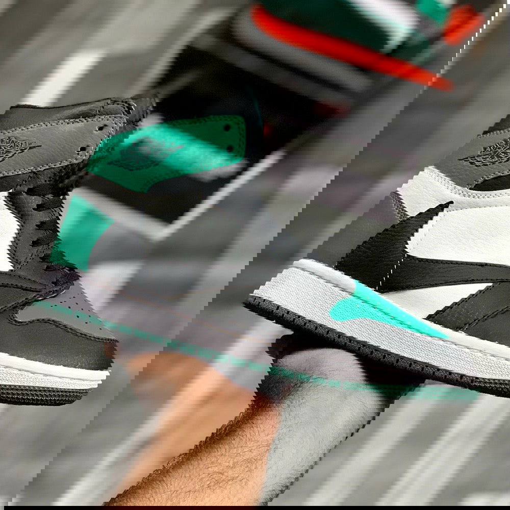 AJ-1 High Traviis (Green) - ShoesRepublic