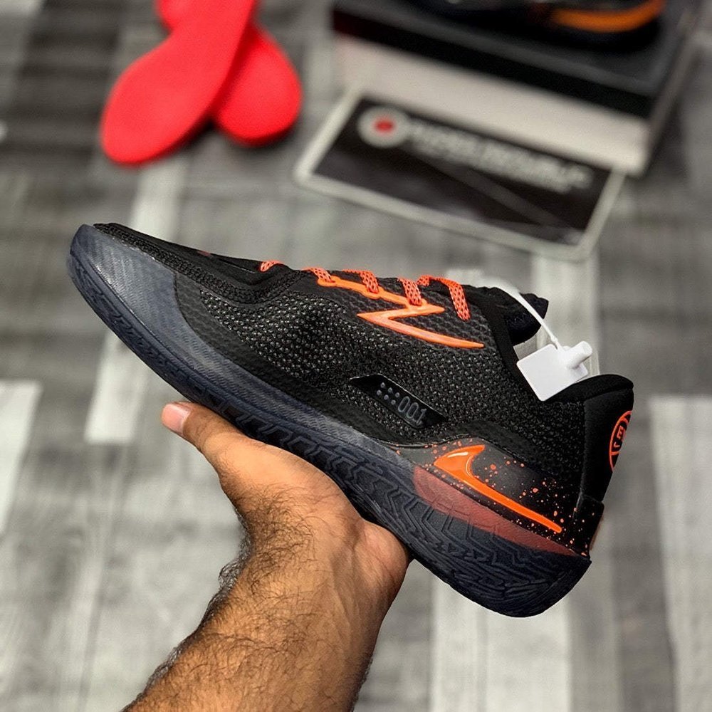 Aiir Zooom G.t Cut (Eybl Black Orange) Premium batch - ShoesRepublic