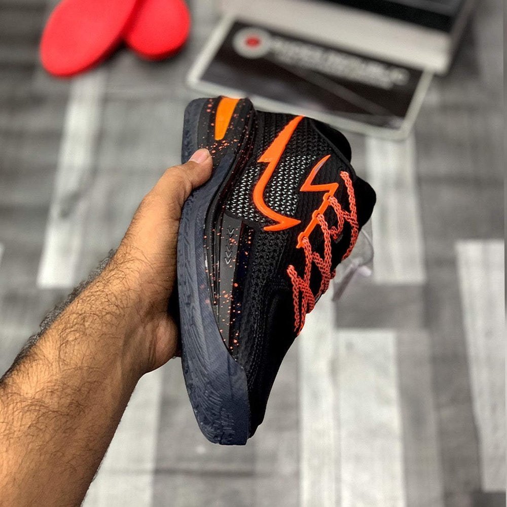 Aiir Zooom G.t Cut (Eybl Black Orange) Premium batch - ShoesRepublic