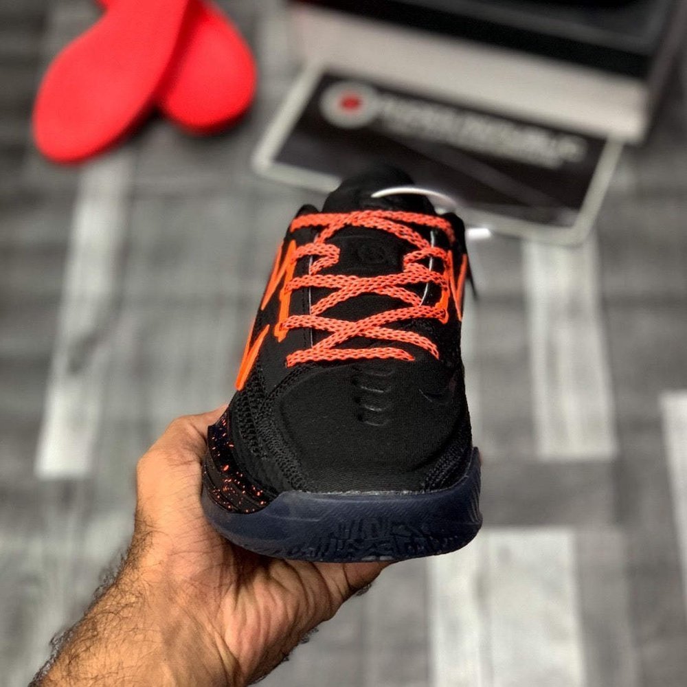 Aiir Zooom G.t Cut (Eybl Black Orange) Premium batch - ShoesRepublic
