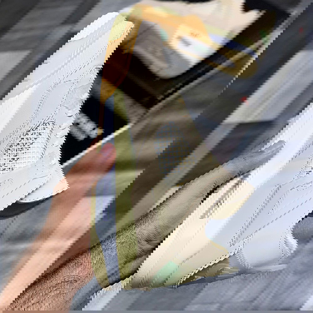 Aj-4 (Saiil x Off Whiite) Dot Perfect Verison - ShoesRepublic