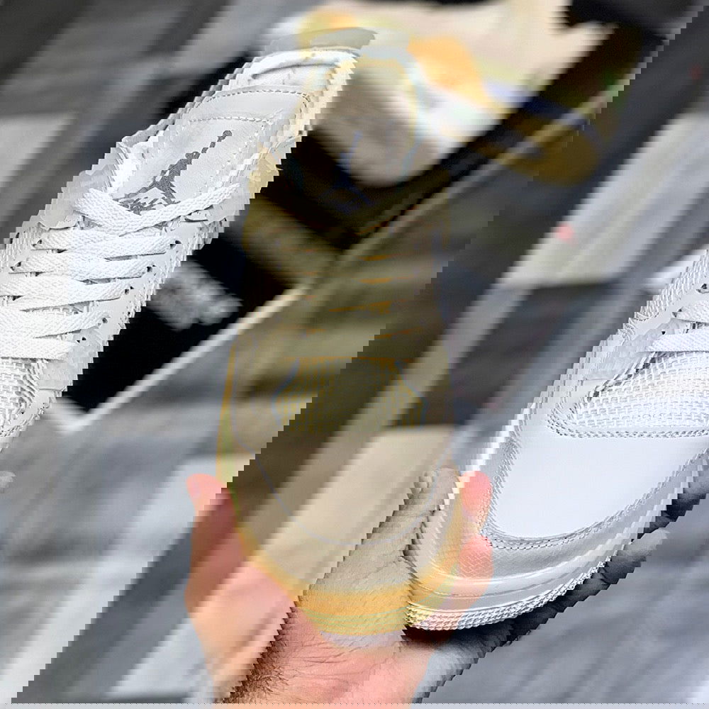 Aj-4 (Saiil x Off Whiite) Dot Perfect Verison - ShoesRepublic