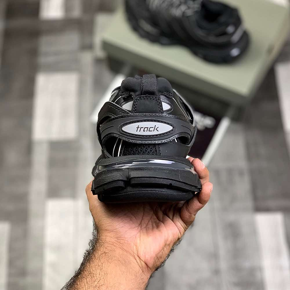 Ballenciiaga Trackk 1.0 (All Black)Top Premium Batch - ShoesRepublic