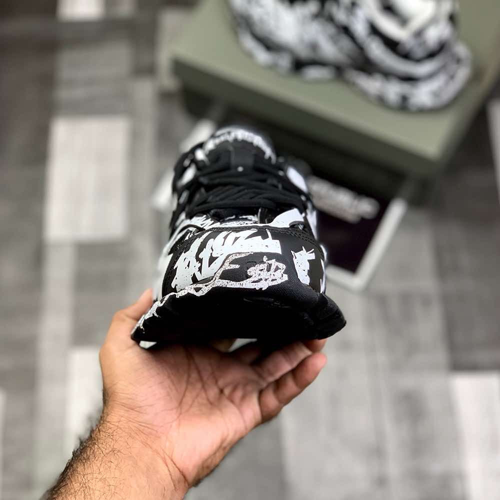 Ballenciiaga Trackk Graffiitti (Black)Top Premium Batch - ShoesRepublic