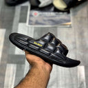 Blmn Quilt (All Black) - Patchwork Canvas Shoes - ShoesRepublic