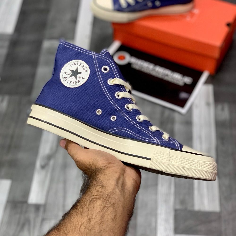 Converrsse Alll Starr HIGH “Blue” - ShoesRepublic