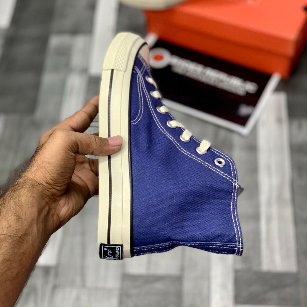 Converrsse Alll Starr HIGH “Blue” - ShoesRepublic