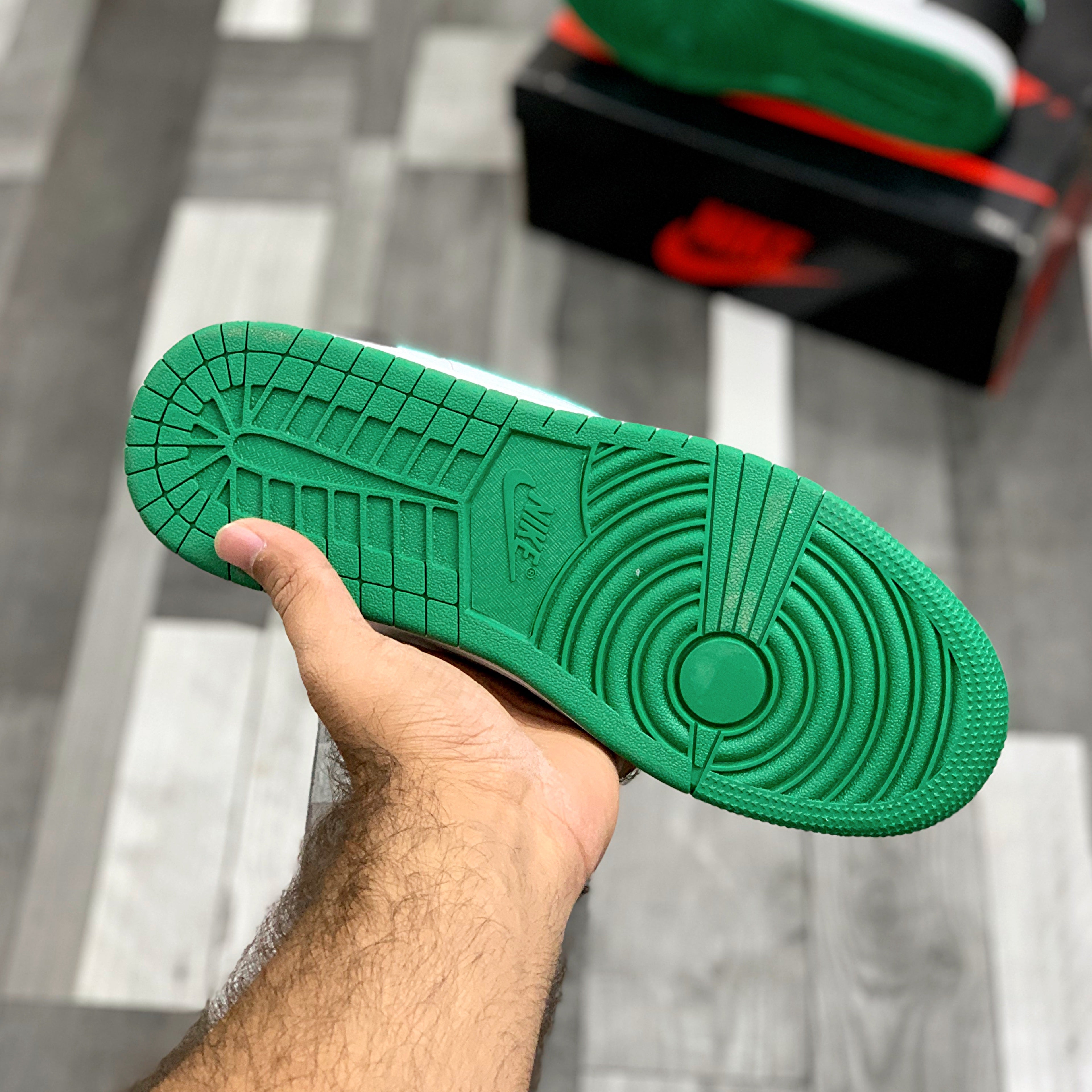 AJ-1 hightops (Pine Green)