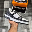 Lo-Vi Trainers Black (Leather) | Versatile Style for Everyday - ShoesRepublic