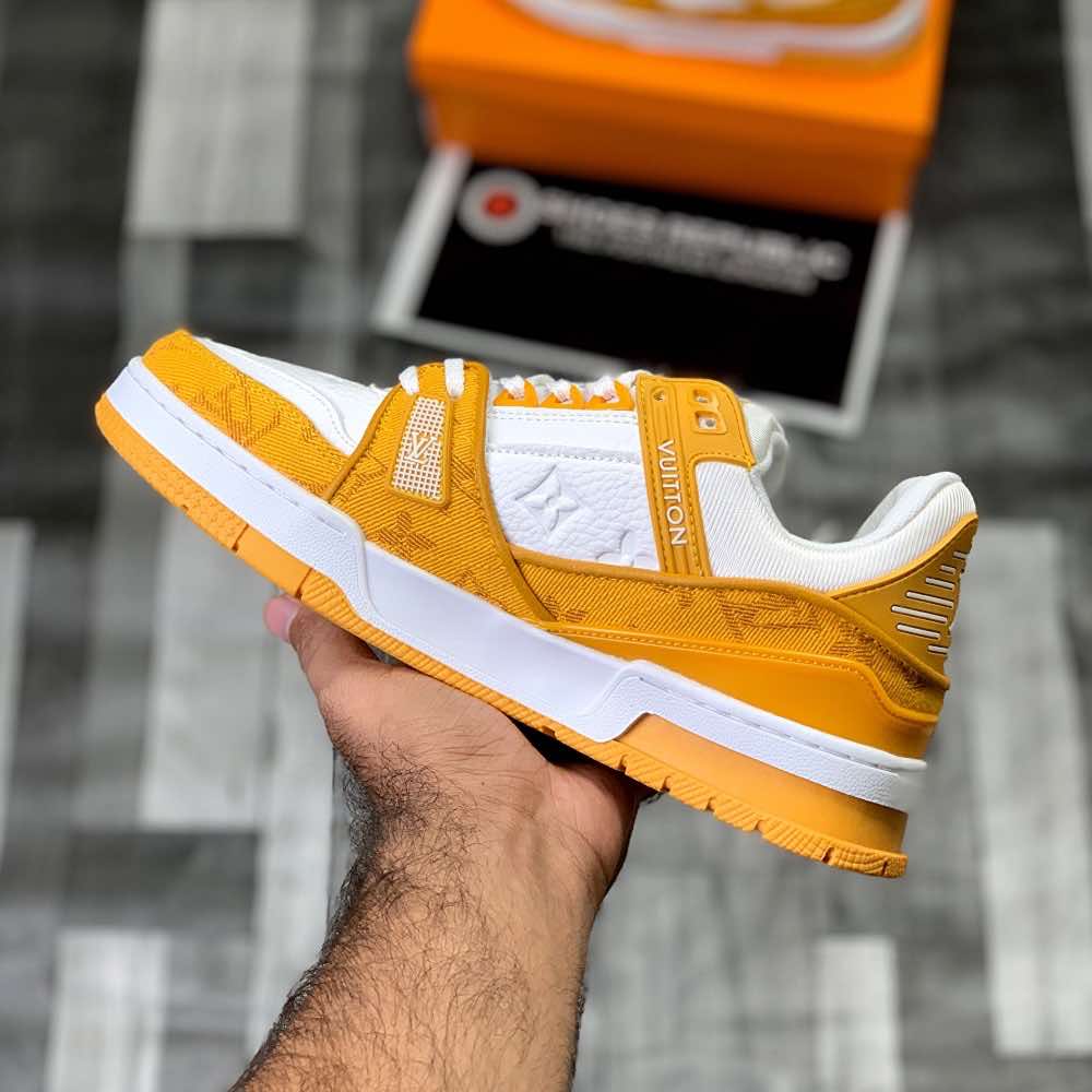 Lo-Vi Trainers Yellow | Bold & Eye-Catching Style - ShoesRepublic