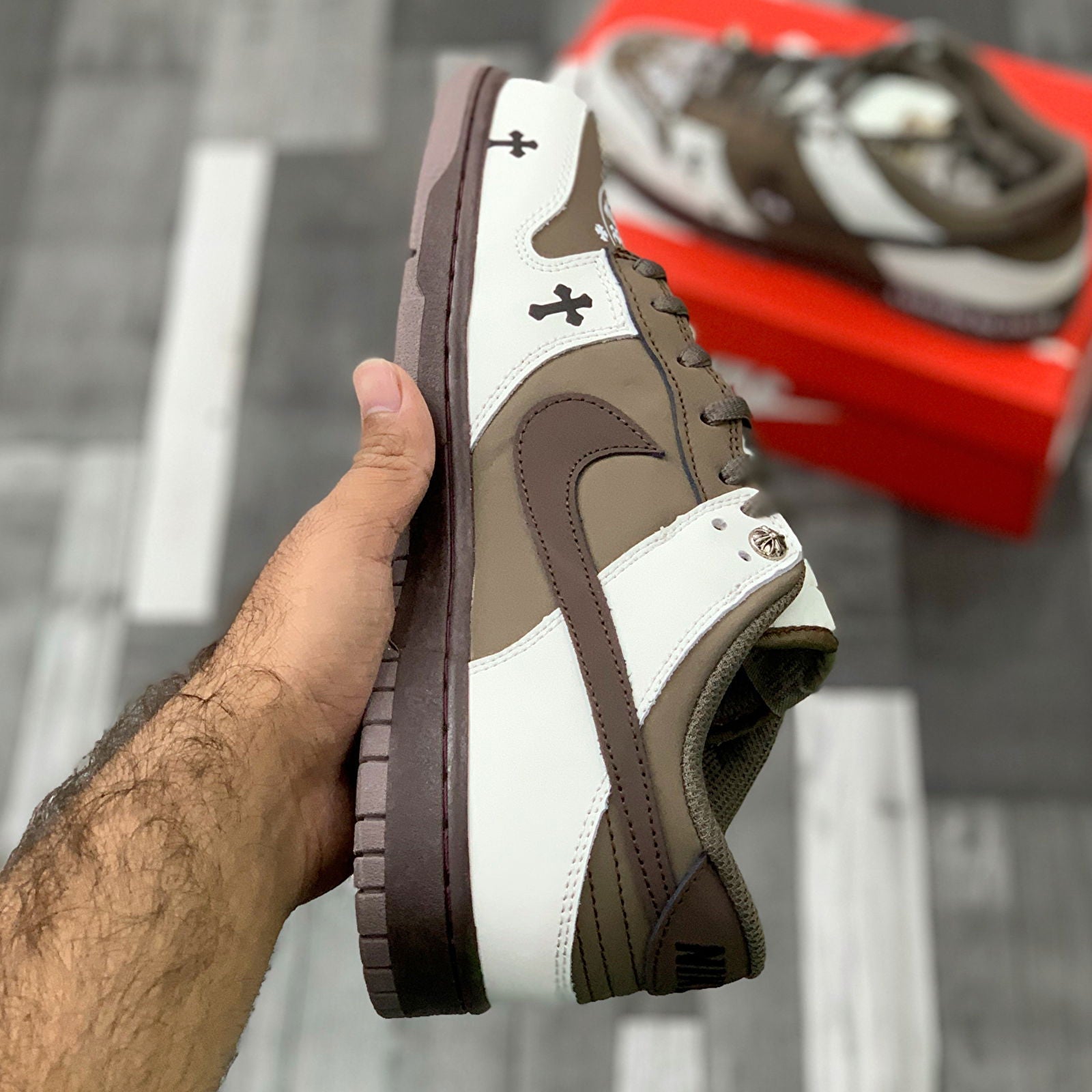 SBB Dunkks Low X Chrome Hearts - ShoesRepublic