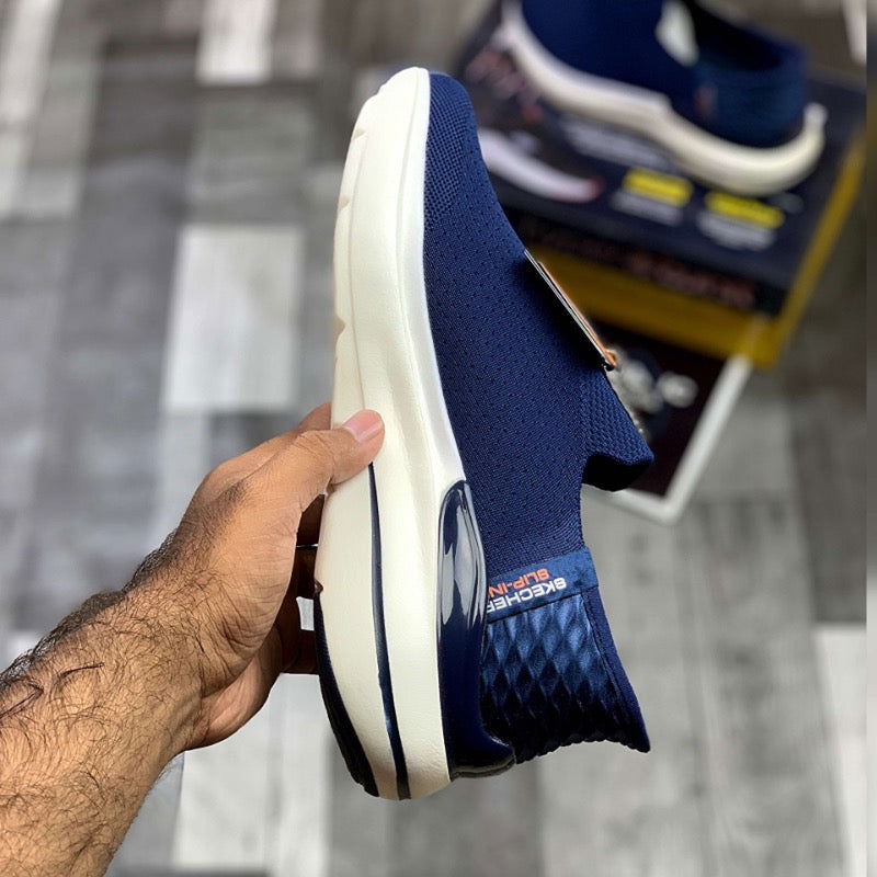 Skeccherrs Hyperburst Slip-ins "Navy" - ShoesRepublic