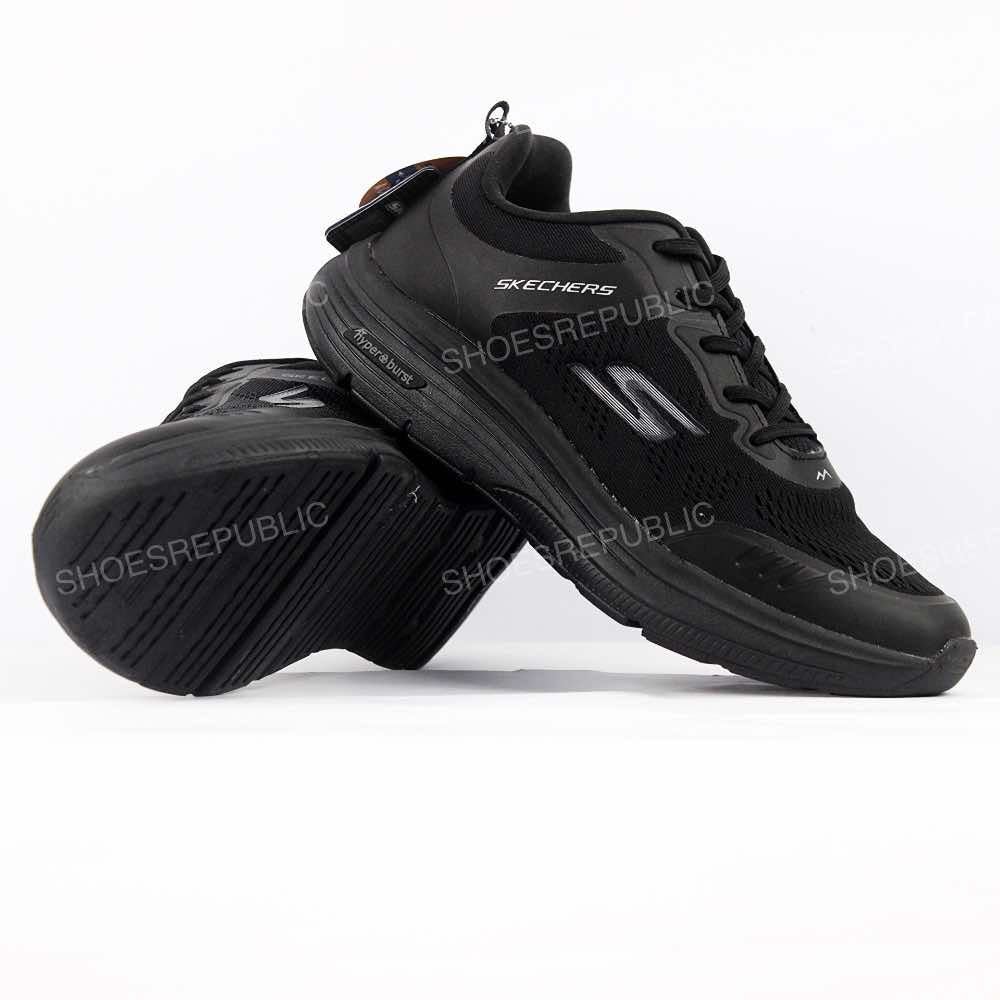 Skecherrs Dlux Hyperburst "All Black" - ShoesRepublic