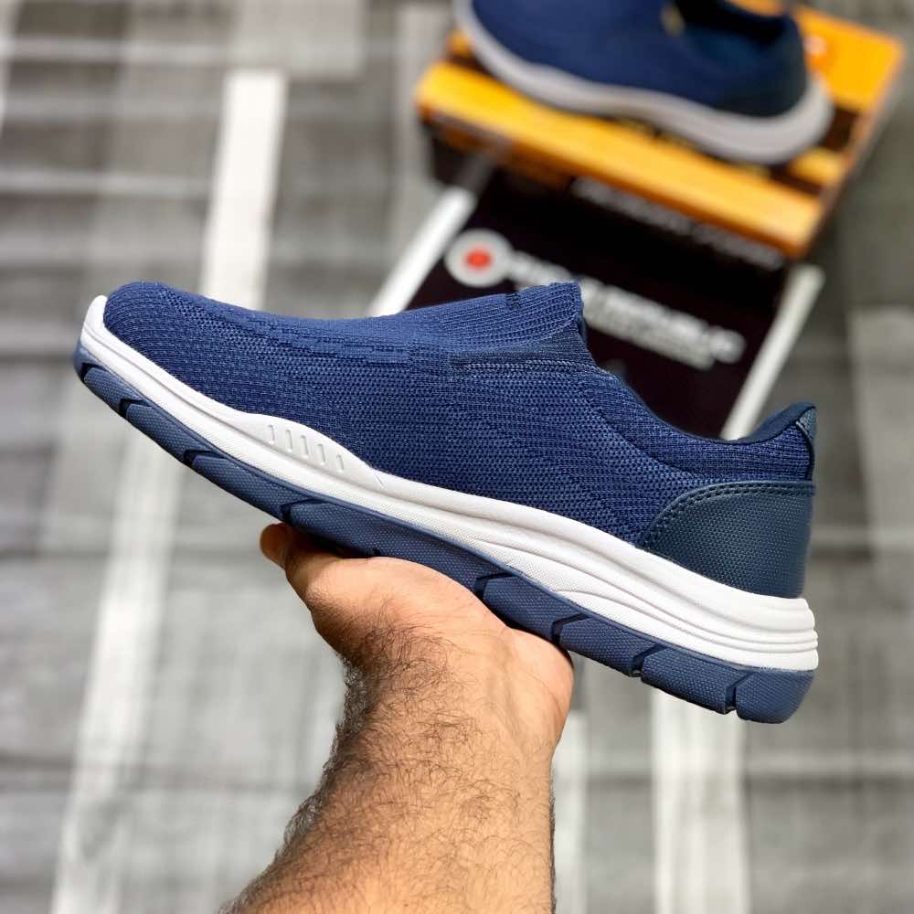 Skecherrs Relaxed Fitt with Air-Cooled "Navy" - ShoesRepublic