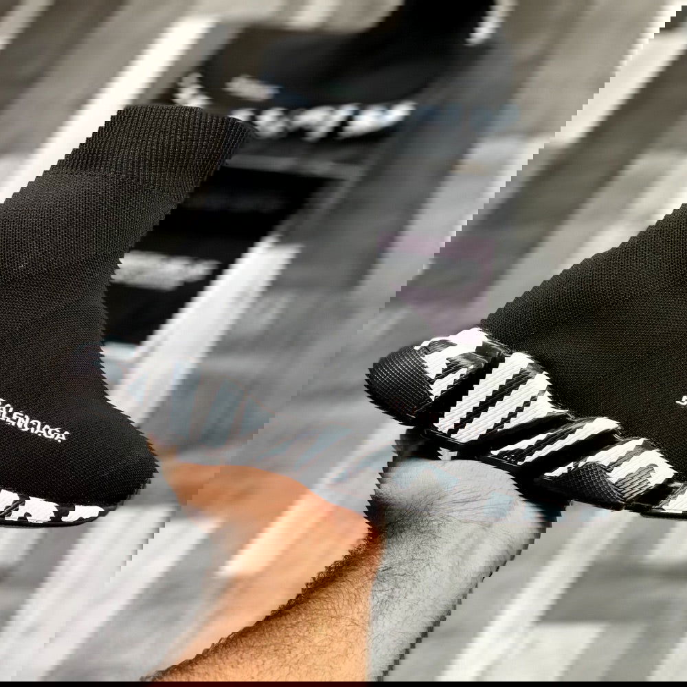 Speeed Traiiners 2.O Graffitti (Black White) - ShoesRepublic