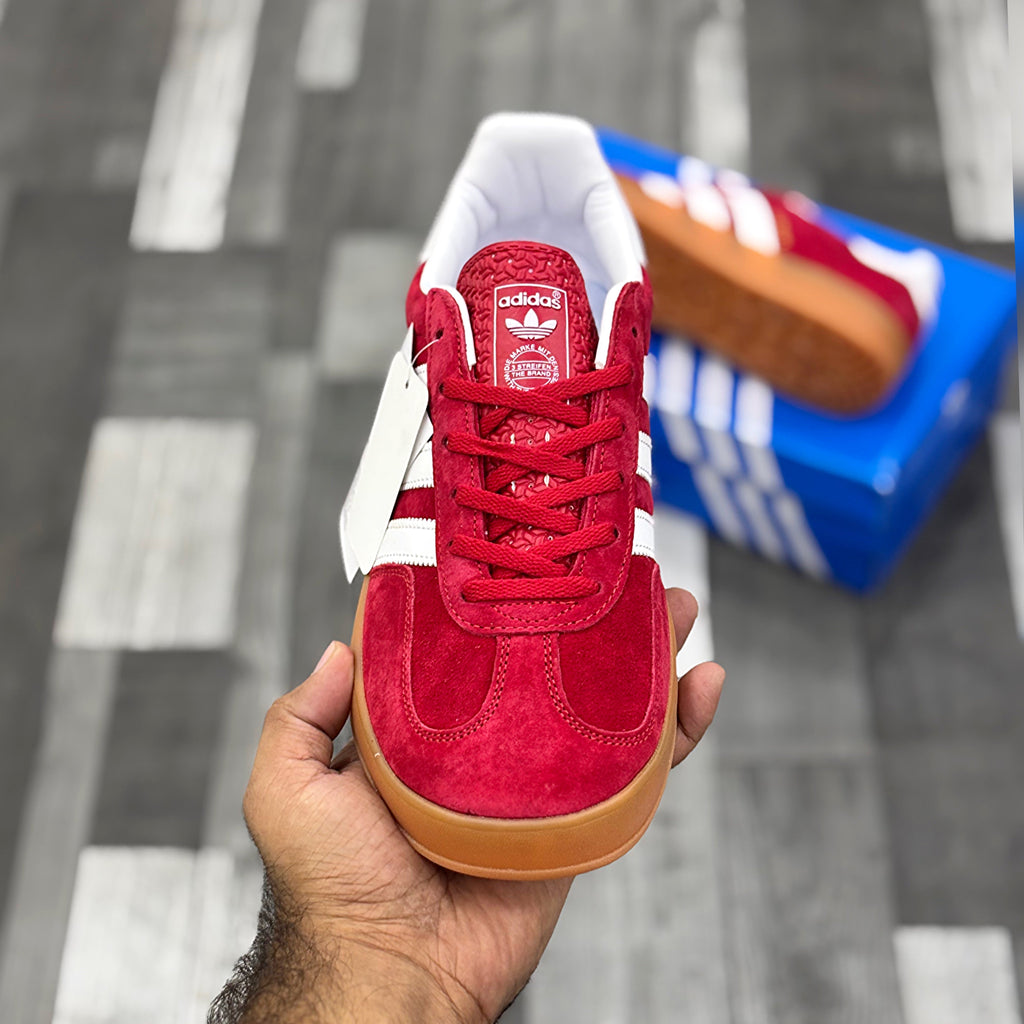 Adii Gazelle (Red Suede) Premium Batch