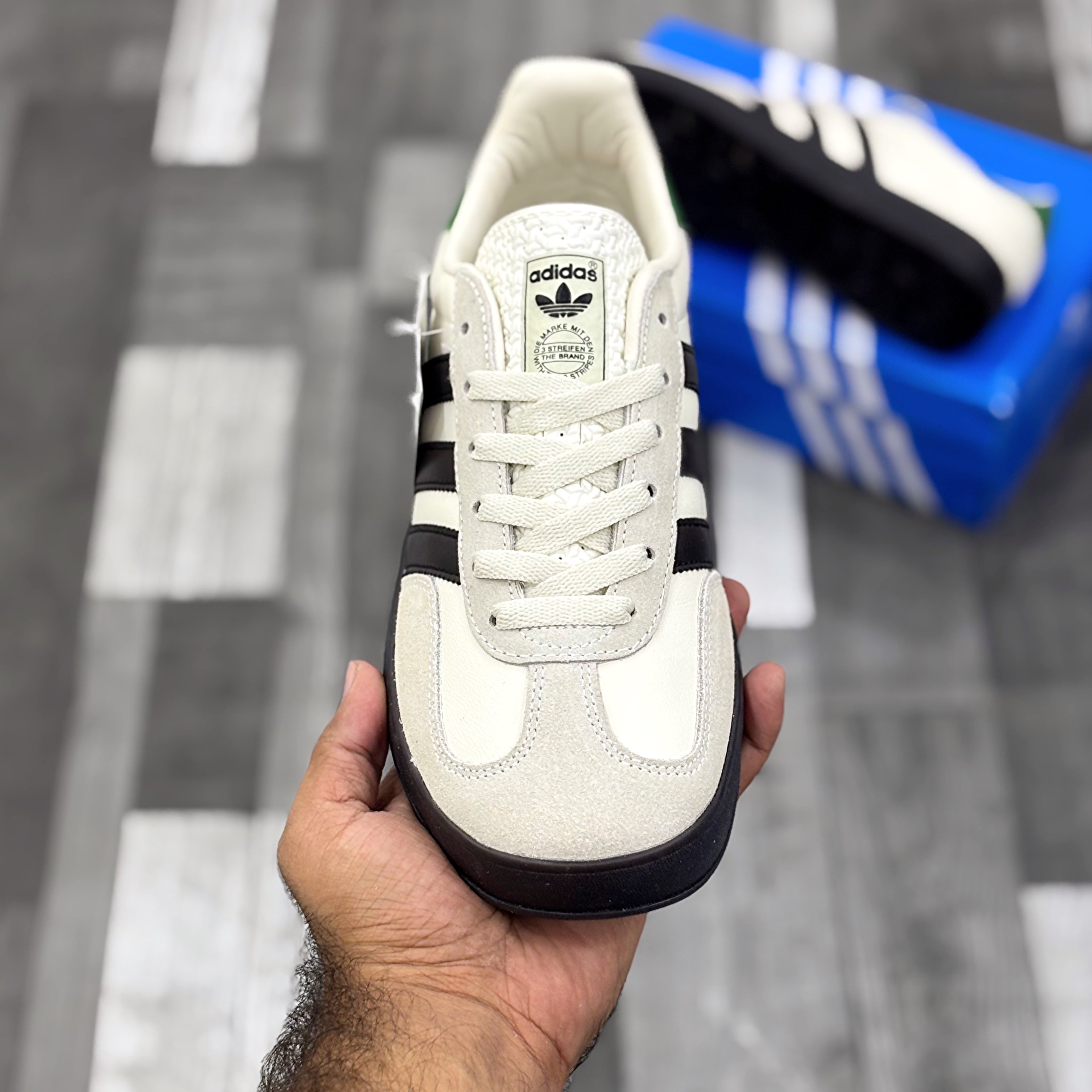 Adii Gazelle (White Black Green)