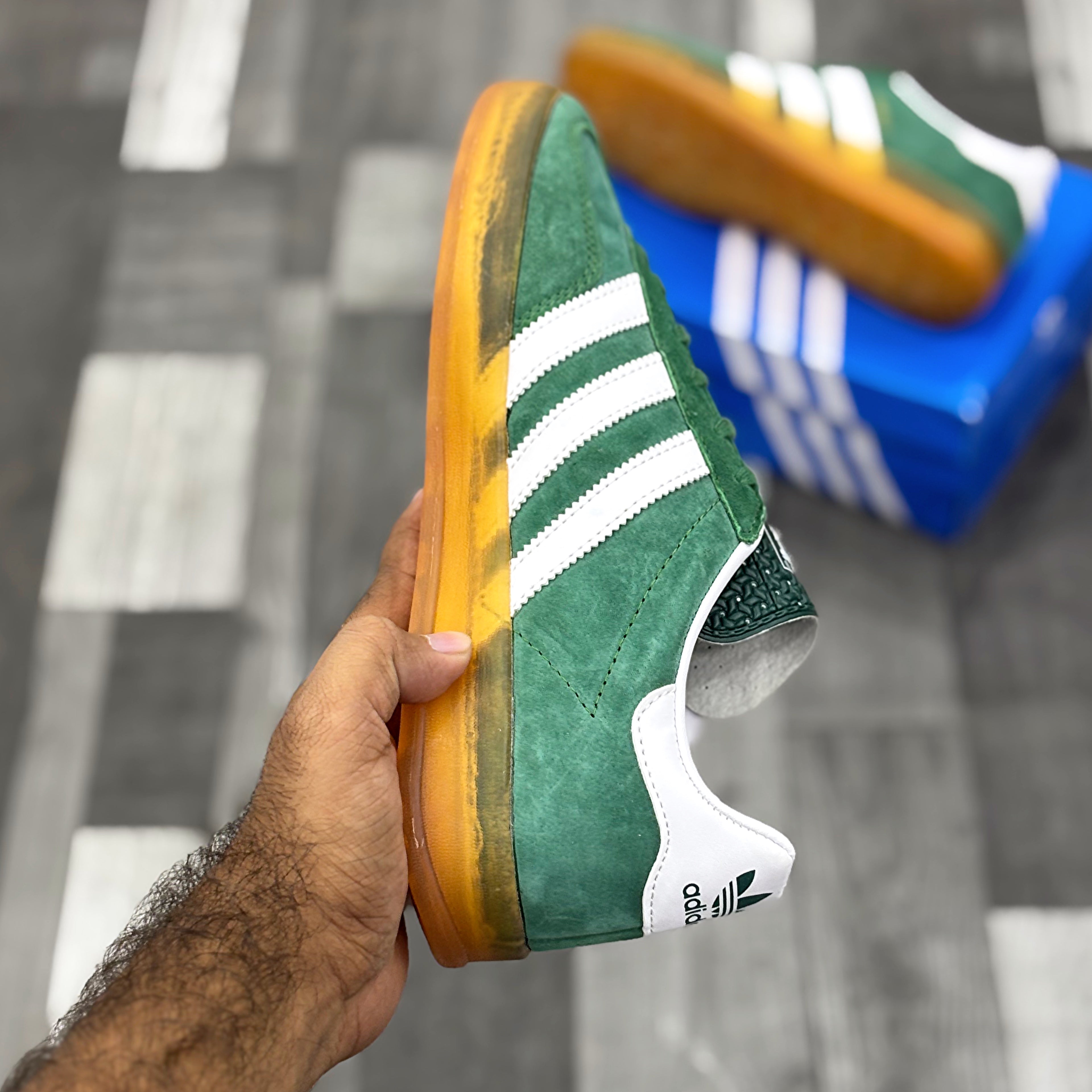 Adii Gazelle (Green Suede) Premium Batch