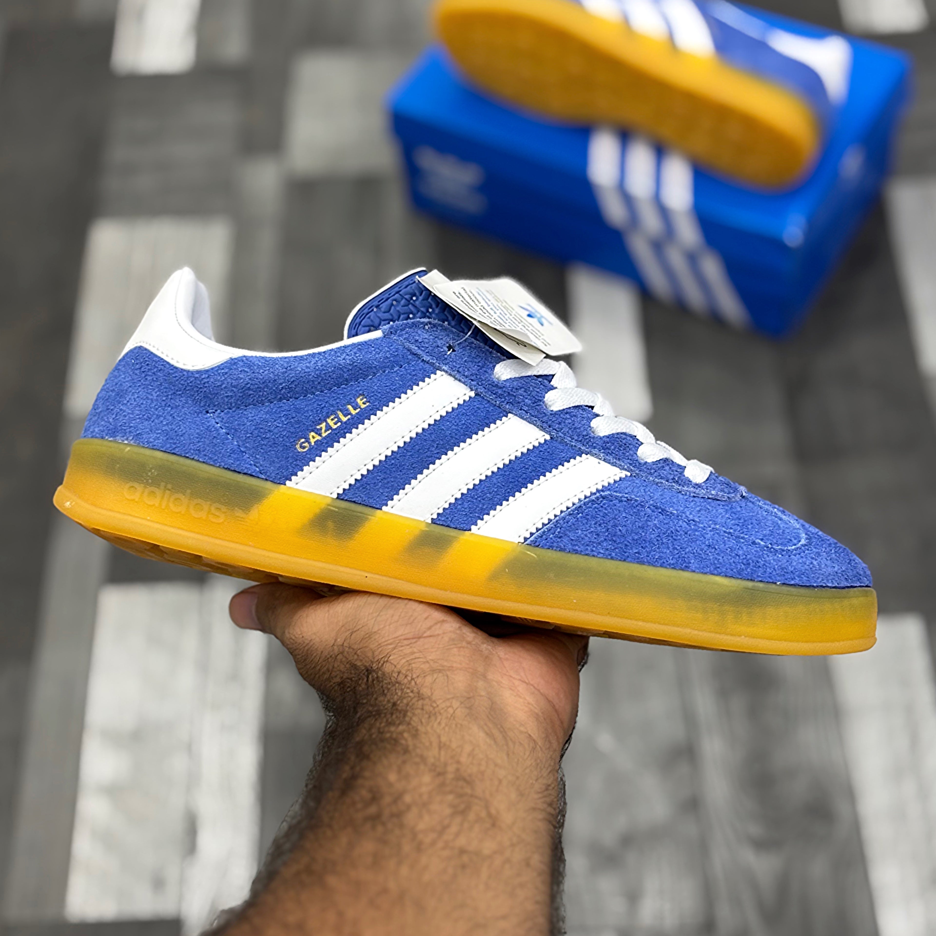 Adii Gazelle (Blue Suede) Premium Batch