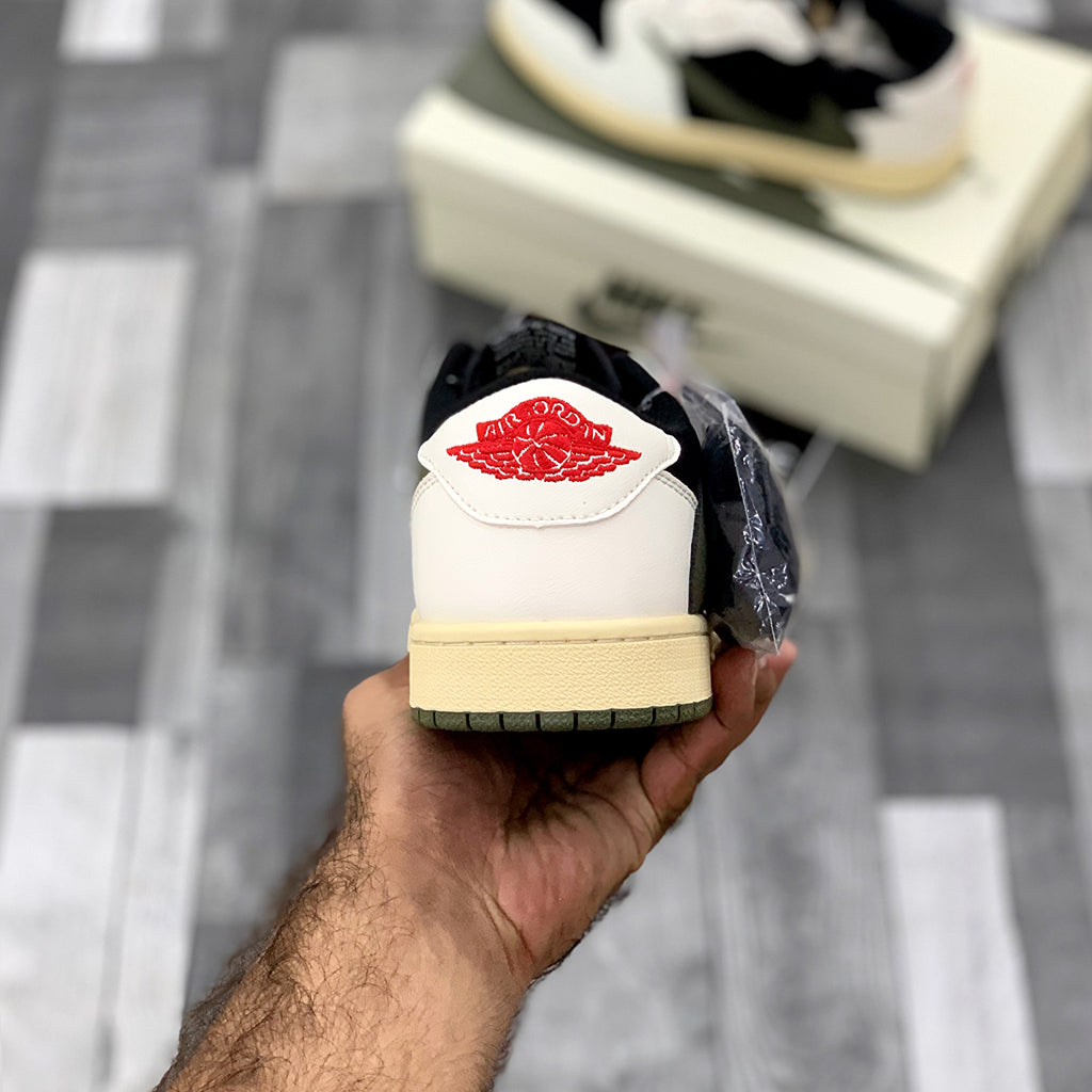 AJ-1 Lows Travis Scott (Olive)- Premium Batch
