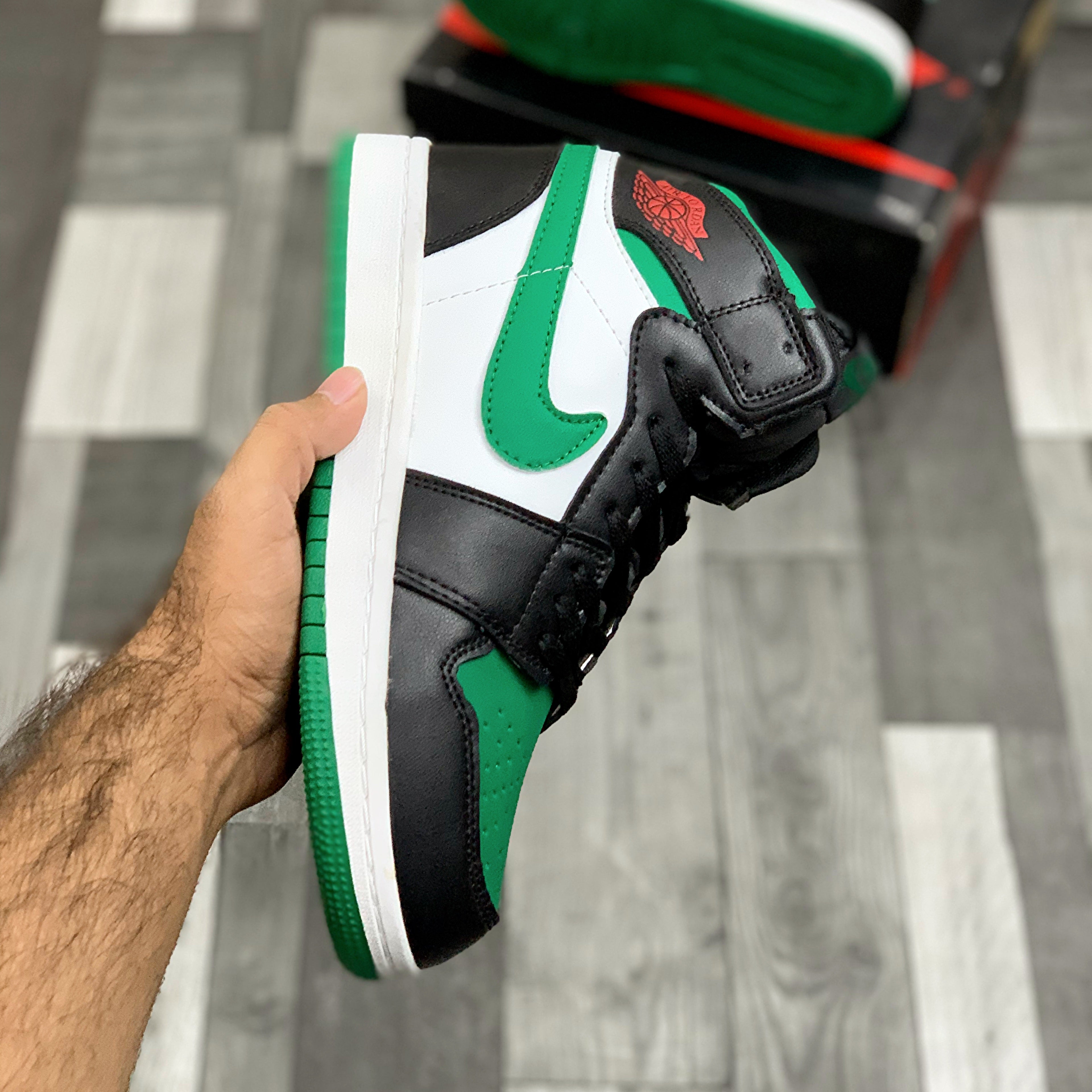 AJ-1 hightops (Pine Green)