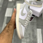 AJ-1 Lows (PRM Smoke Grey Elephaant)- Premium Batch