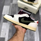 AJ-1 Lows Travis Scott (Olive)- Premium Batch