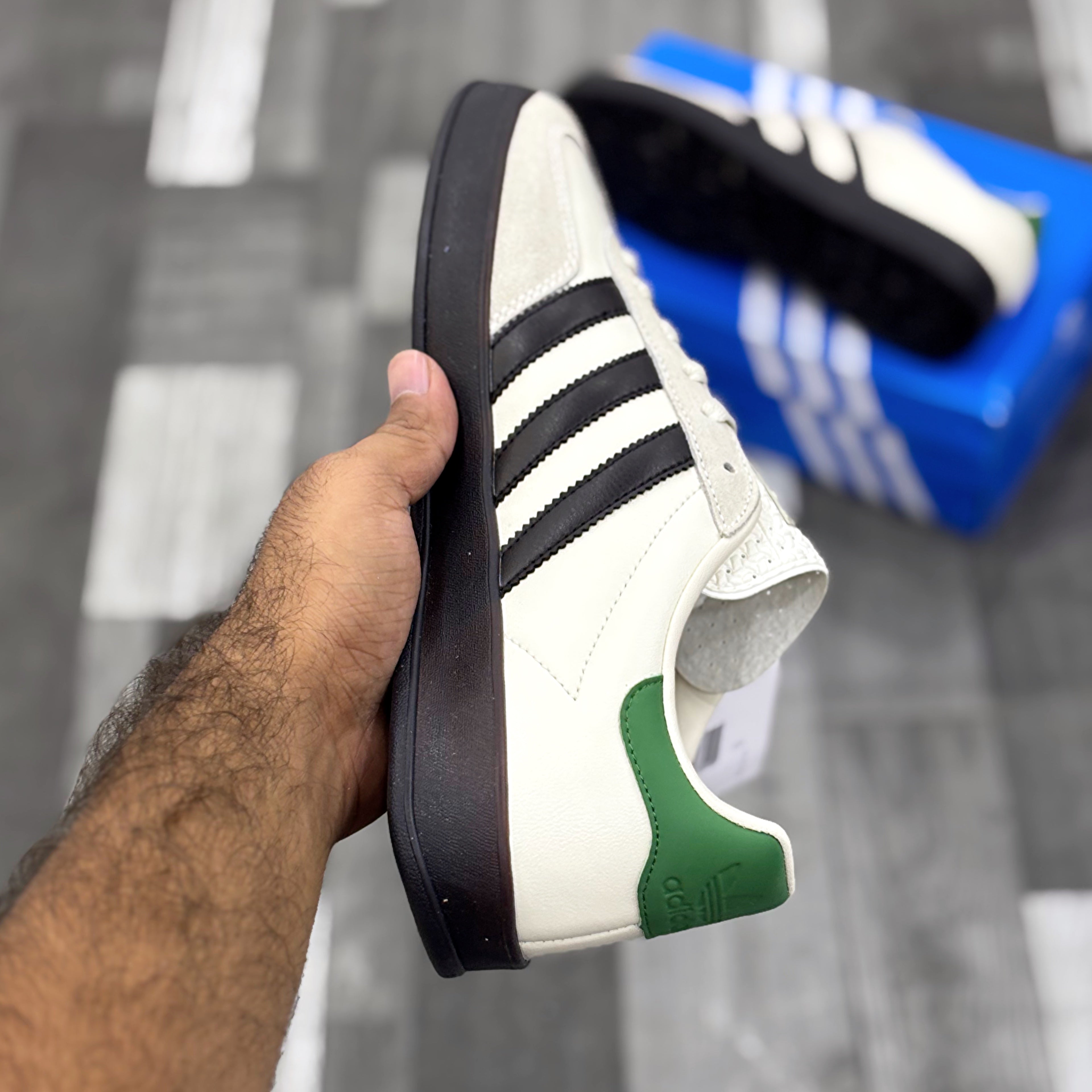Adii Gazelle (White Black Green)