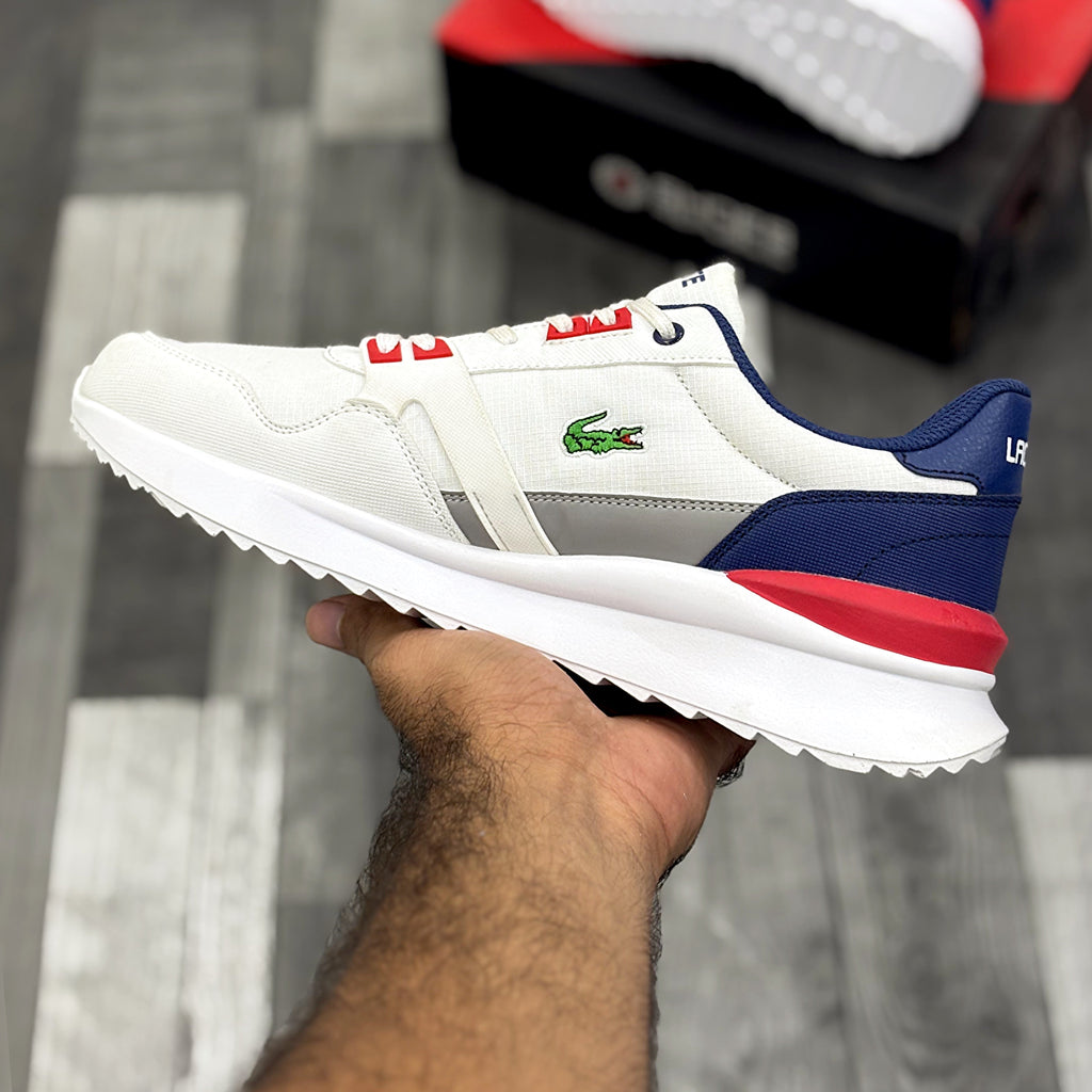 Lacoste (White Blue)