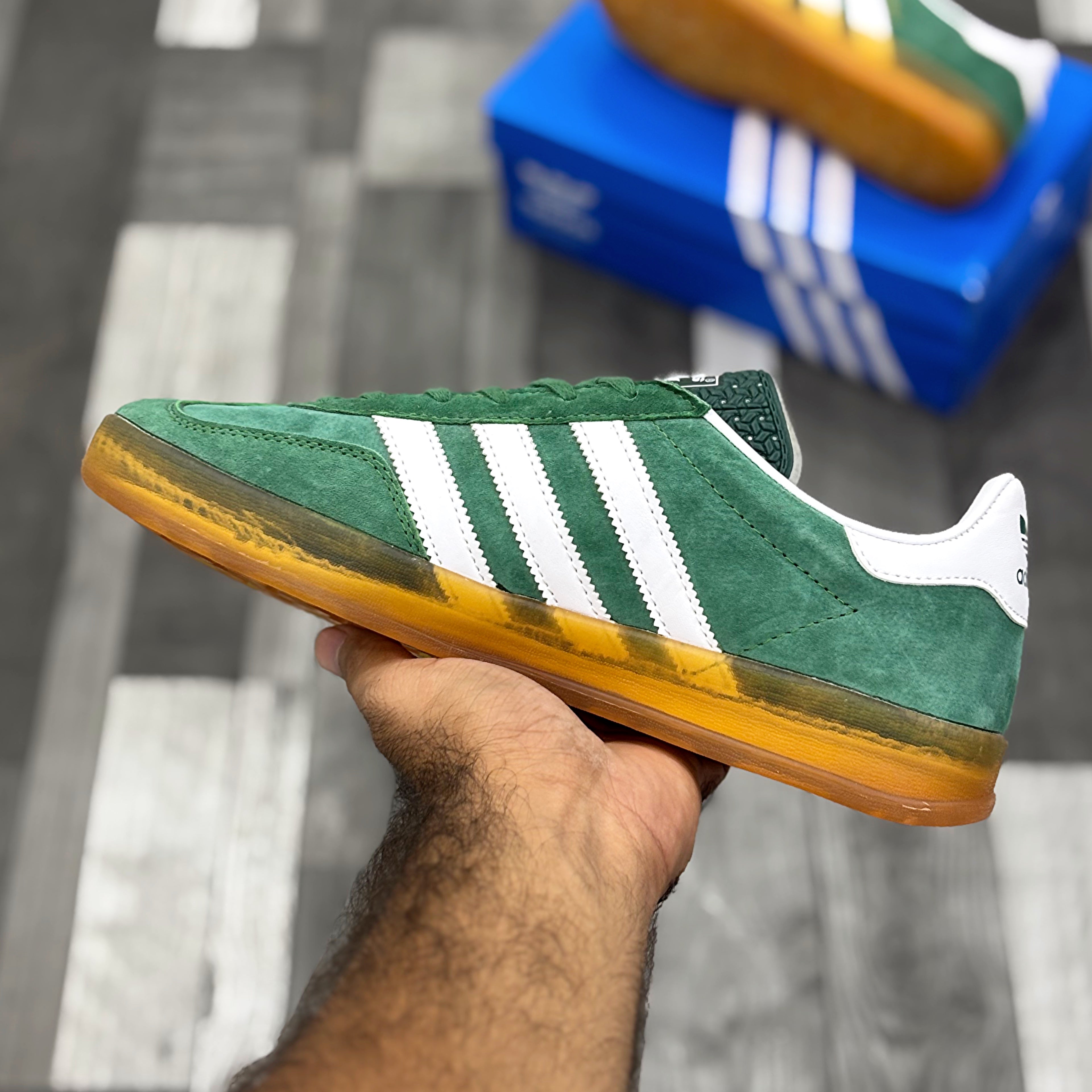 Adii Gazelle (Green Suede) Premium Batch