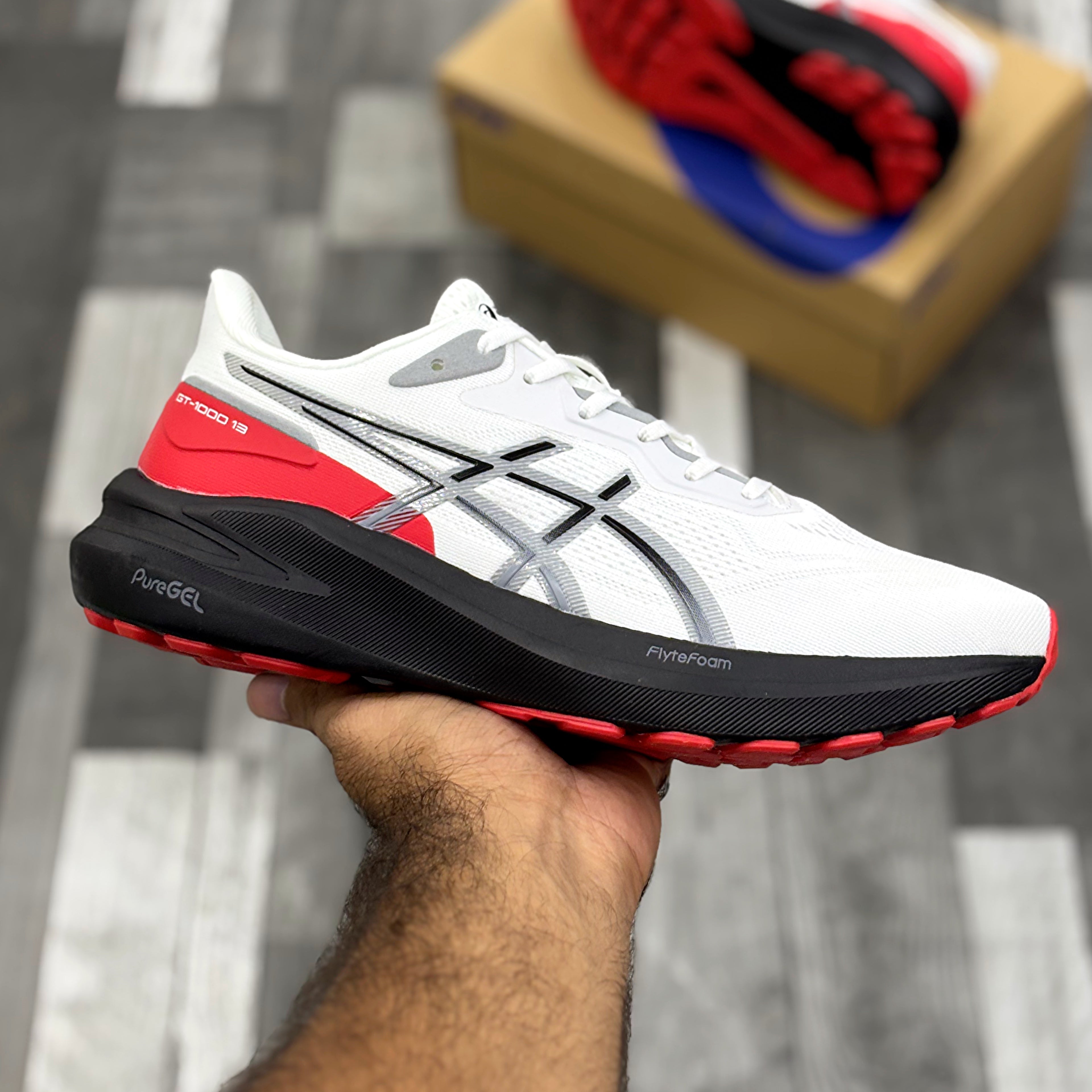 Asics GT-1000 13 (White Red)