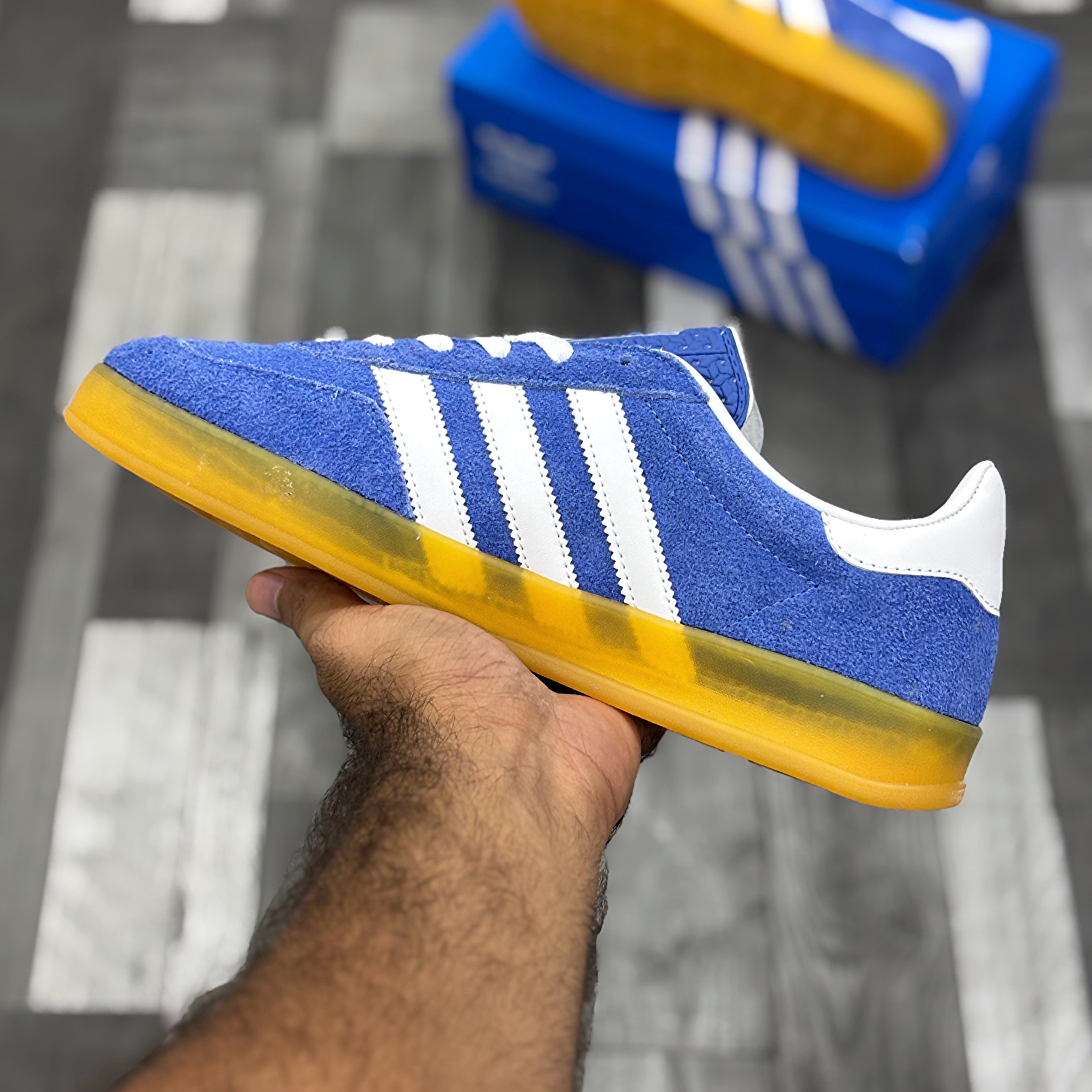 Adii Gazelle (Blue Suede) Premium Batch