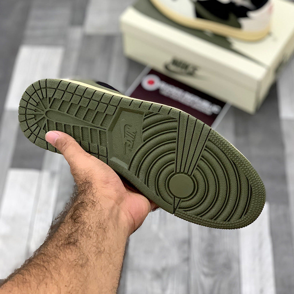 AJ-1 Lows Travis Scott (Olive)- Premium Batch