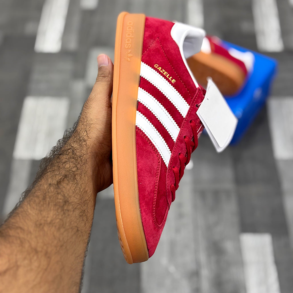 Adii Gazelle (Red Suede) Premium Batch