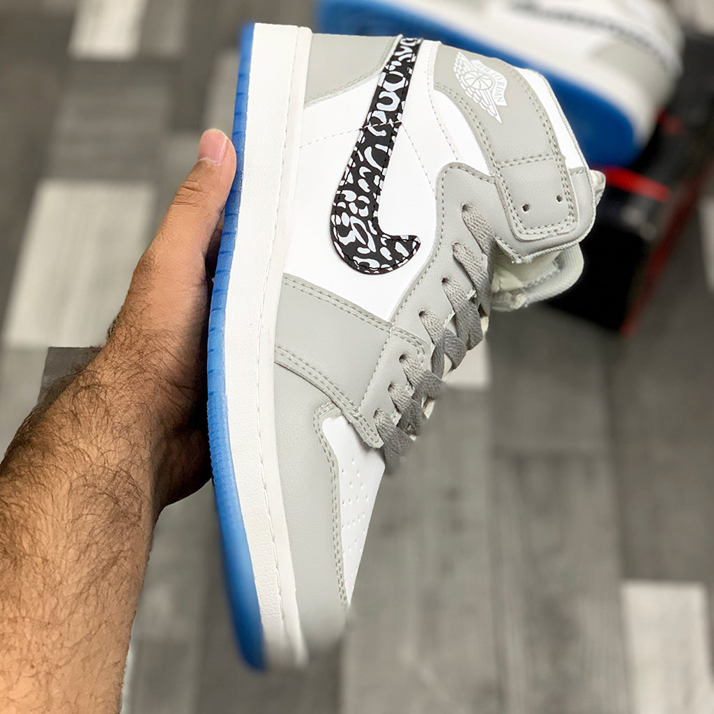 AJ-1 hightops (Cement Swoosh)