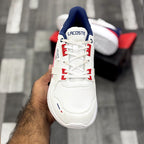 Lacoste (White Blue)
