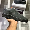AF-1 Annthracitte (Storm Grey) Premium Batch Leather Edition - ShoesRepublic 
