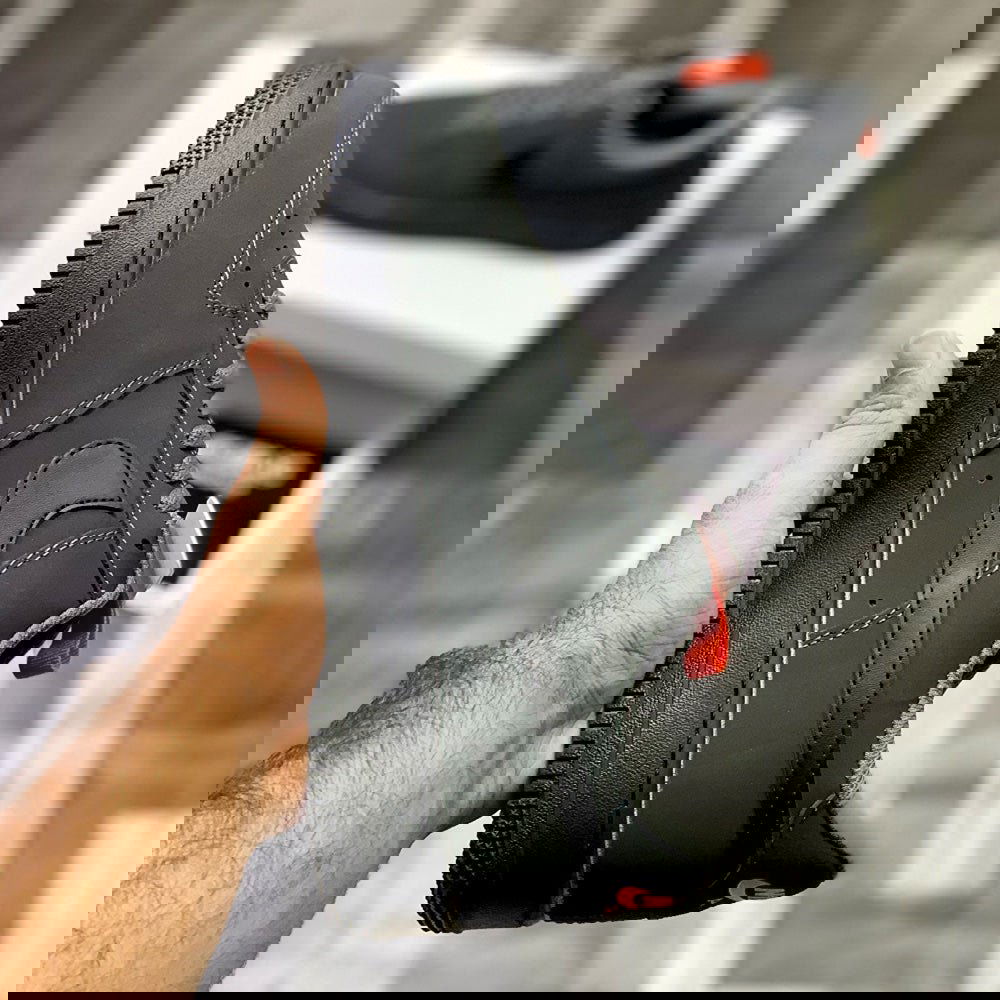 AF-1 Annthracitte (Storm Grey) Premium Batch Leather Edition - ShoesRepublic 