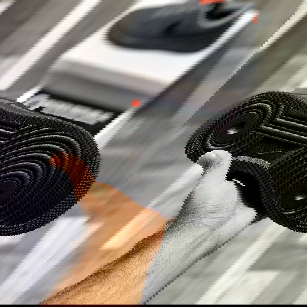 AF-1 Annthracitte (Storm Grey) Premium Batch Leather Edition - ShoesRepublic 