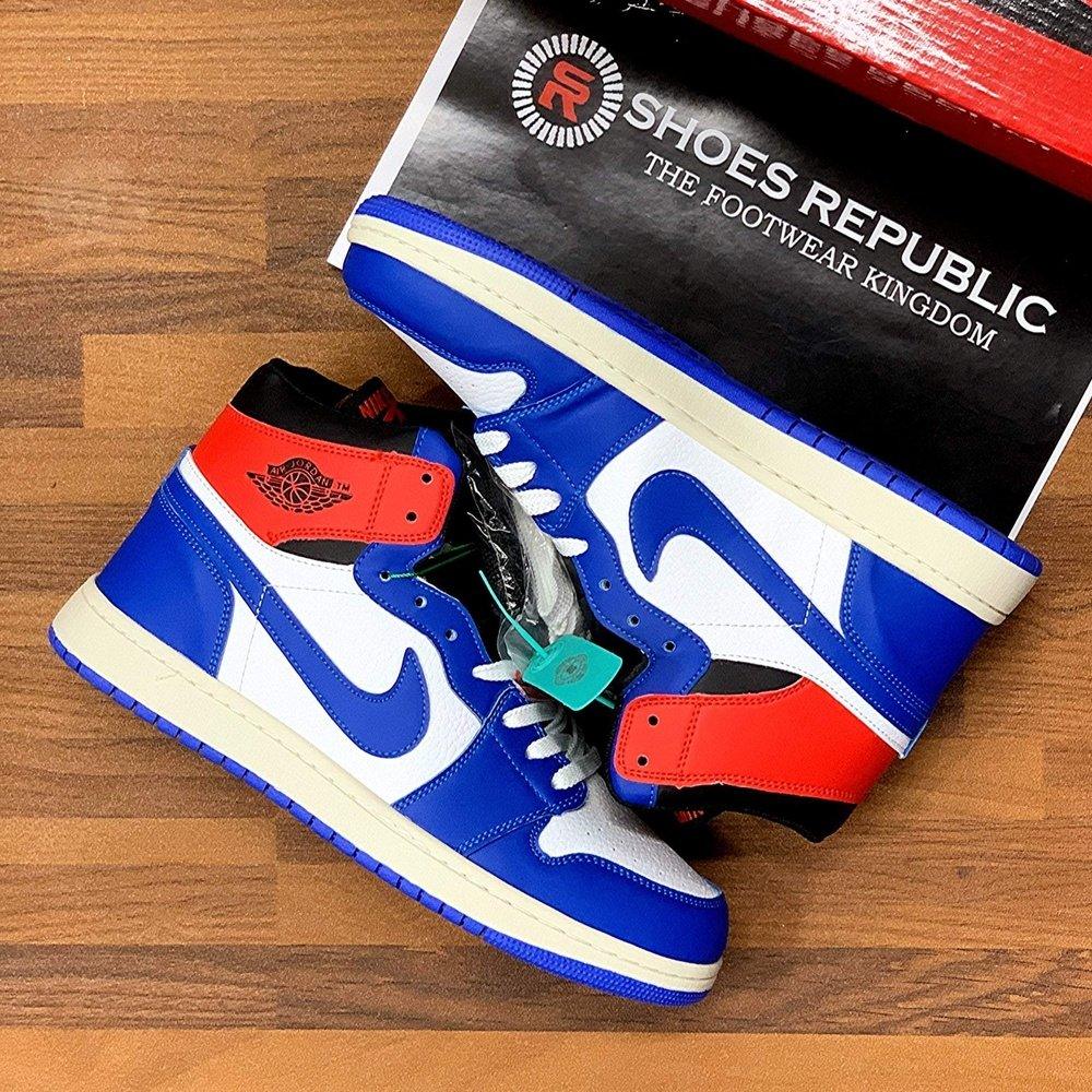 AJ-1 High Union Blue - Light Blue Sneakers - ShoesRepublic 