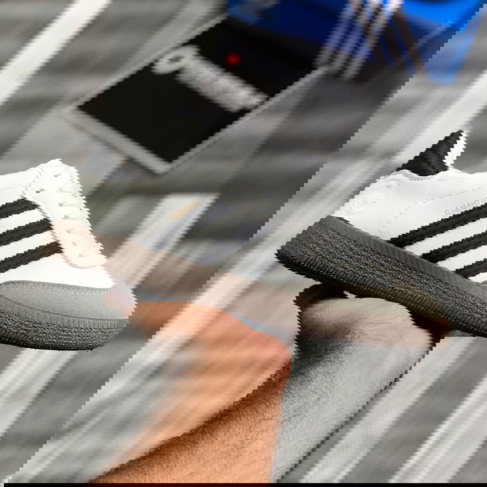 Adii Samba (White Black) - ShoesRepublic 