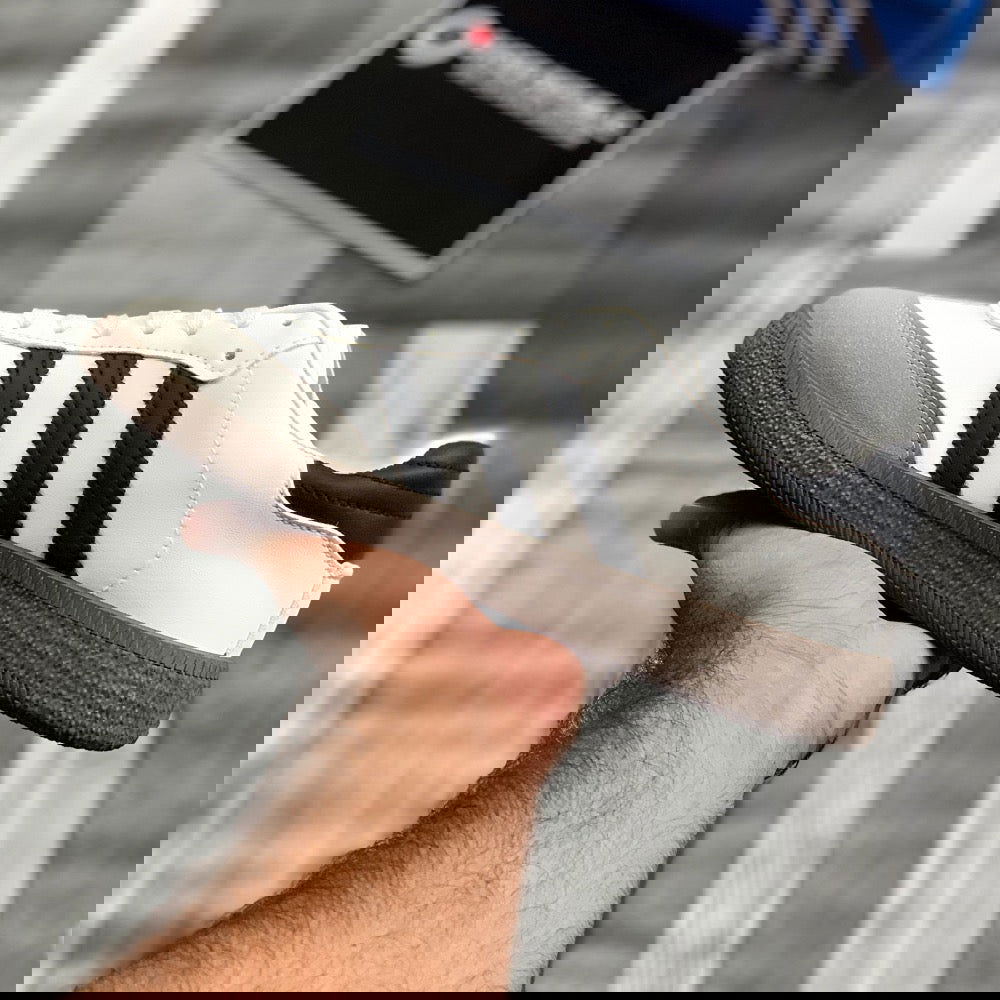 Adii Samba (White Black) - ShoesRepublic 