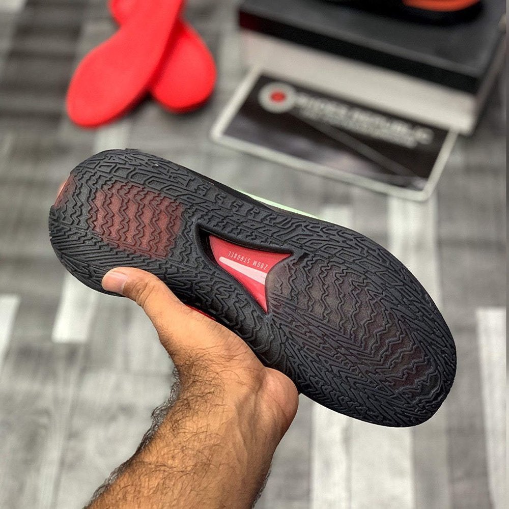 Aiir Zooom G.t Cut (Eybl Black Orange) Premium batch - ShoesRepublic 