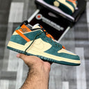 Aj-1 X Sb Dunks Low Pro (Green Orange) - ShoesRepublic 