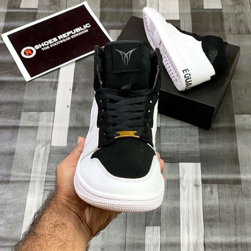 Aj-1 highttops (Equality Black) Dot Perfect Verison - ShoesRepublic 